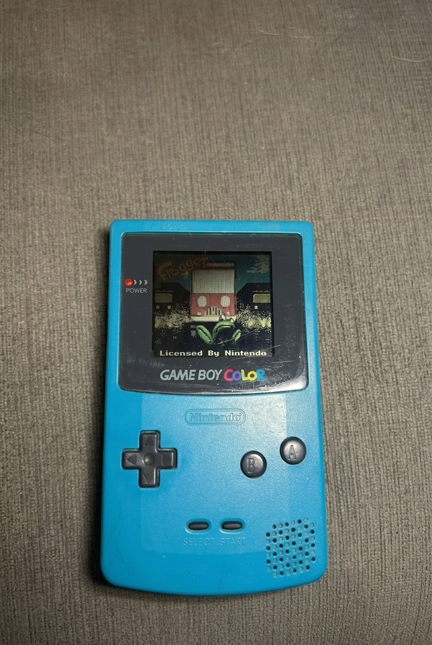 Teal Nintendo Game Boy Color with wider framing